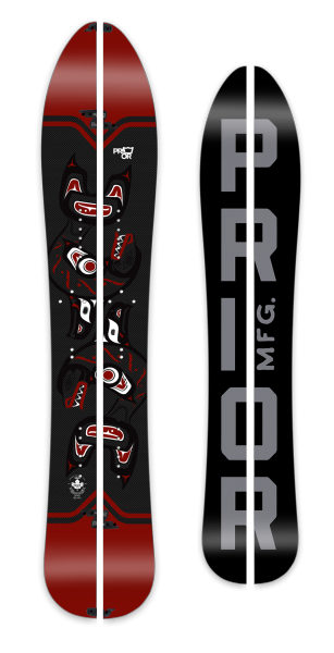 Prior Fissile XTC Splitboard Killer Whale
